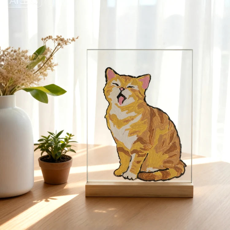 KIT PEINTURE A NUMERO SURFACE ACRYLIQUE - CHAT