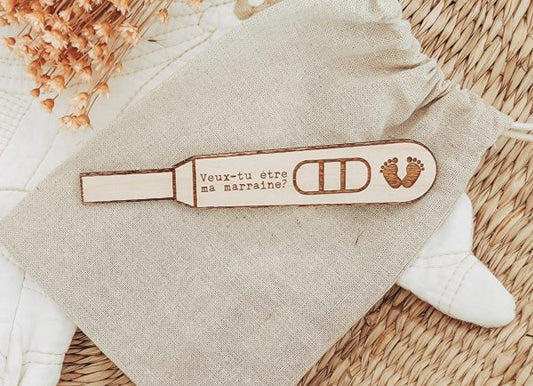 RAINBOWS & LOLLIPOPS - VEUX TU ETRE MA MARRAINE? - EN BOIS 5"