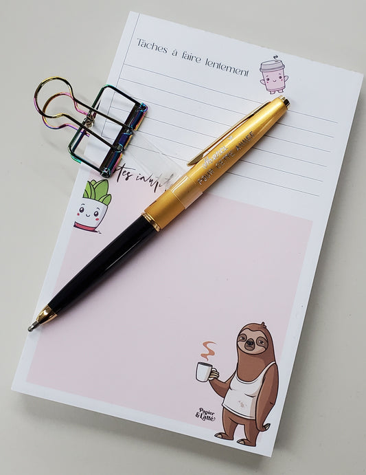 GRAVURE EN LETTRES CARRES DEUXIÈME LIGNE - PERSONNALISER STYLO "WILL"