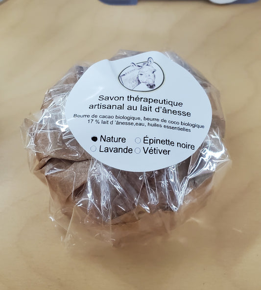 SAVON ARTISANAL AU LAIT D'ANESSE NATURE