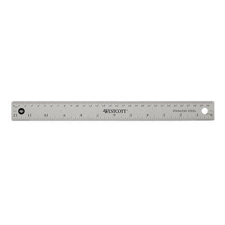 RÈGLE EN MÉTAL AVEC DOS EN LIÈGE - 30 CM/12"
