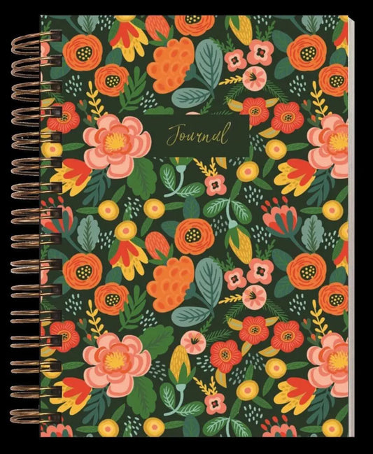 JOURNAL SPIRALE "BRIGHT FRESH FLORAL"
