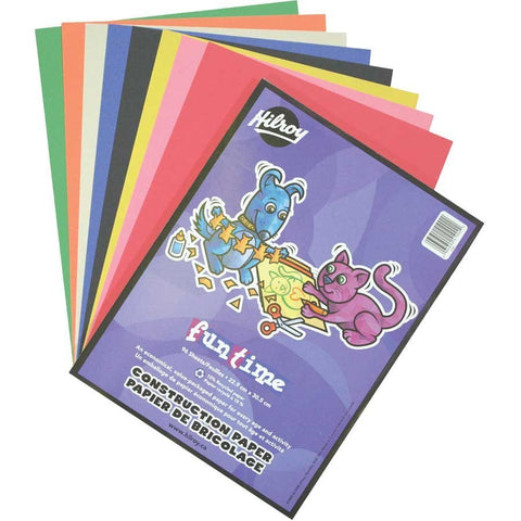SCOLAIRE PAPETERIE - Papier de construction FunTime