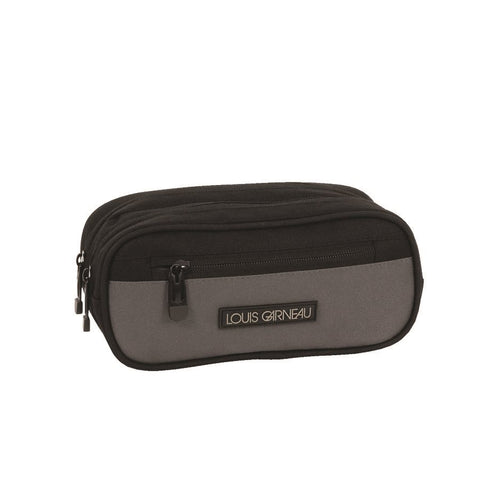 SCOLAIRE SAC & ACCESSOIRE - ETUI CRAYON LG 2 COMP NOIR/GRIS