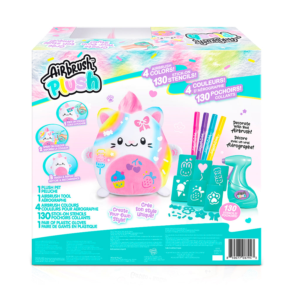 AIRBRUSH PLUSH - PELUCHE CHATON KAWAII