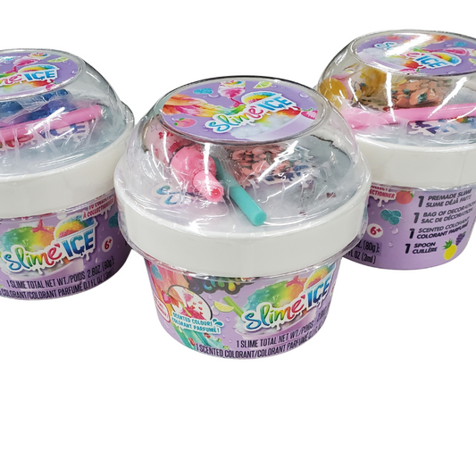 SLIME'ICE A COLLECTIONNER AVEC COLORANT PARFUME ASST 2.8oz
