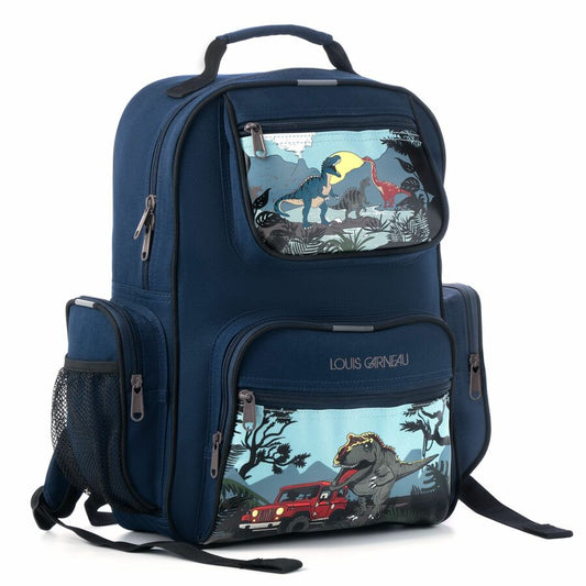 SCOLAIRE SAC & ACCESSOIRE - SAC A DOS LG 4 POCHETTES DINO