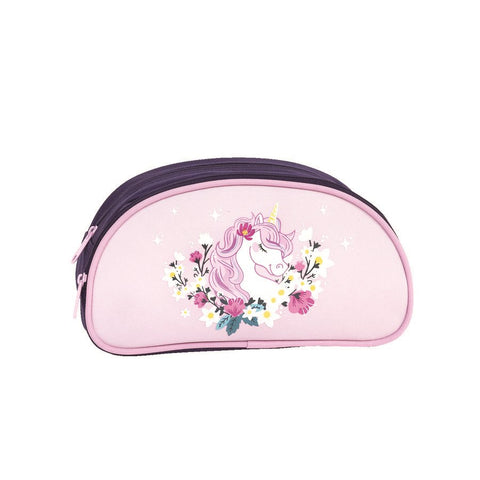 SCOLAIRE SAC & ACCESSOIRE - ETUI CRAYON LG DEMI-LUNE LICORNE