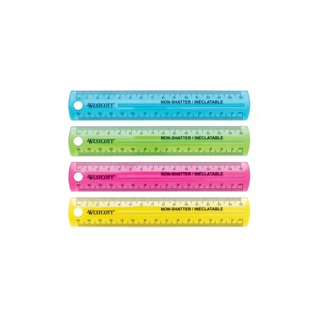 Règle plastique incassable 15cm ASST