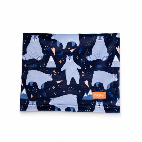 ENSEMBLE PELUCHE COUVERTURE 3-EN-1 - OURS