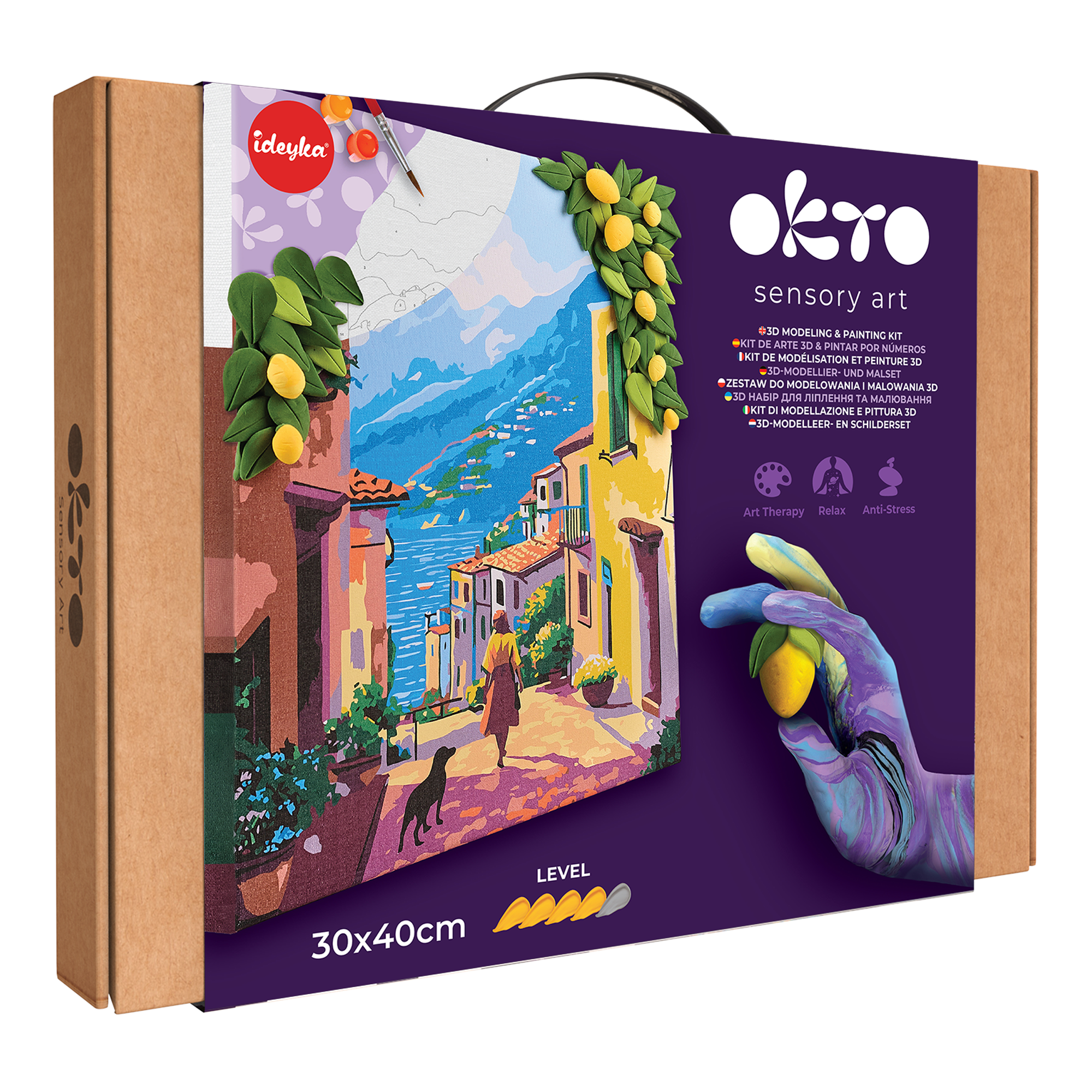 OKTO - PEINTURE NUMERO 3D WEEKEND CITRONS