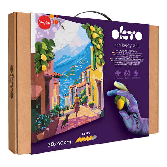 OKTO - PEINTURE NUMERO 3D WEEKEND CITRONS