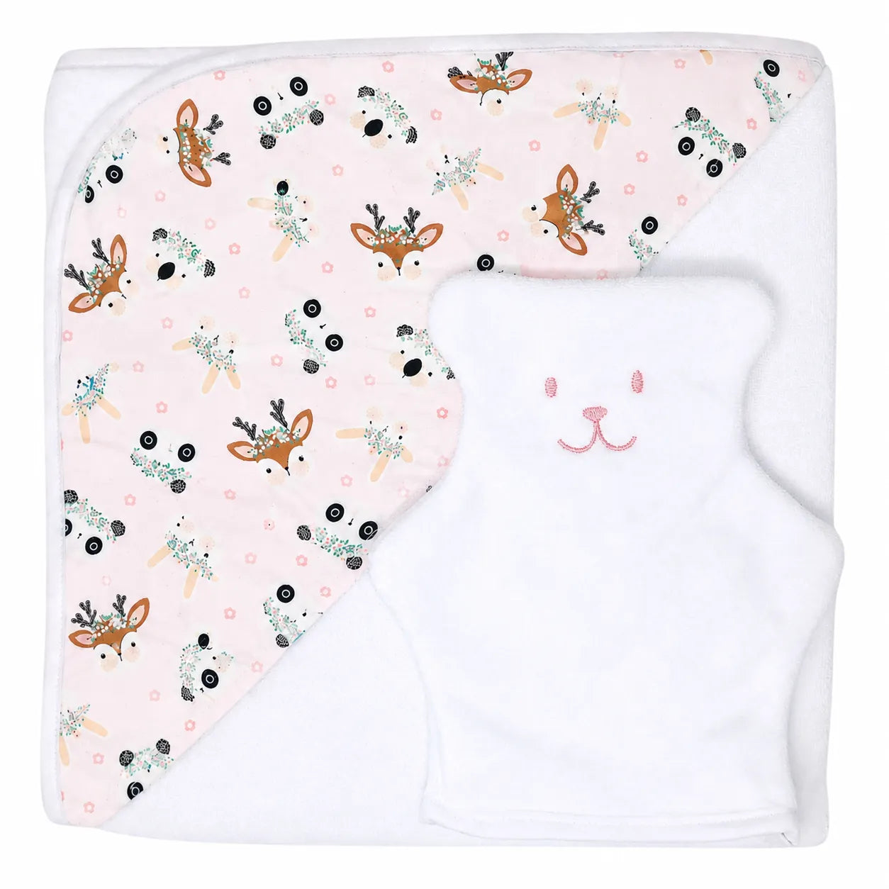 BÉKÉ BOBO - ENSEMBLE CAPE DE BAIN & GANT - ROMY