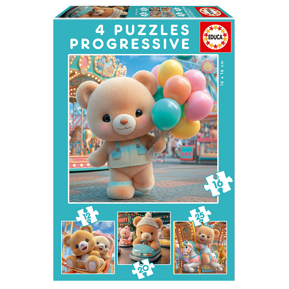 EDUCA - CASSE -TETE PROGRESSIF 4 EN 1 OURSON PARC 12/25MCX