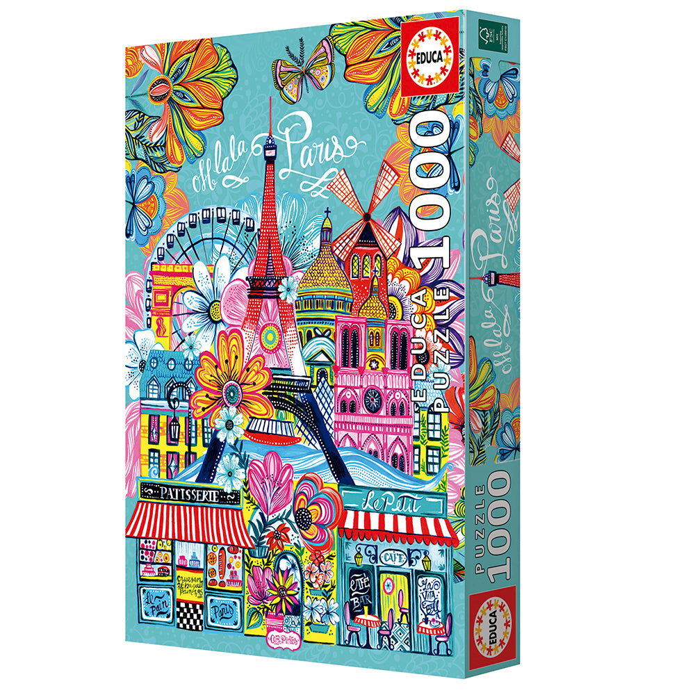 EDUCA - CASSE-TETE PARIS CAR PINTOS 1000MCX