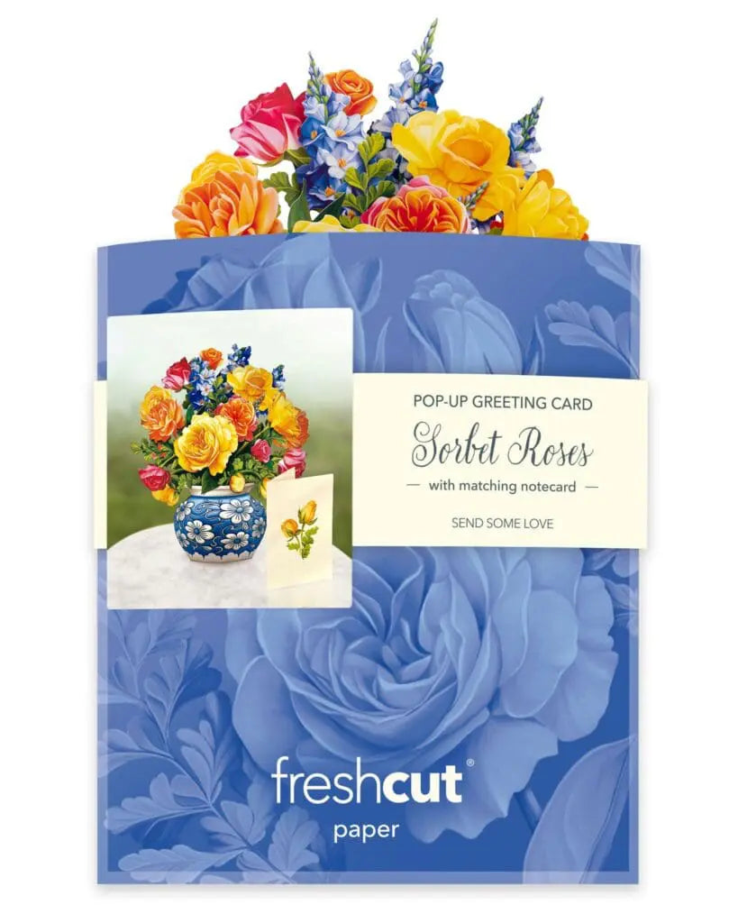 MINI CARTE POPUP "SORBET ROSE"