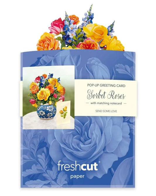 MINI CARTE POPUP "SORBET ROSE"