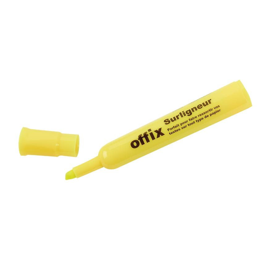 SCOLAIRE PAPETERIE - Surligneur Offix®  jaune