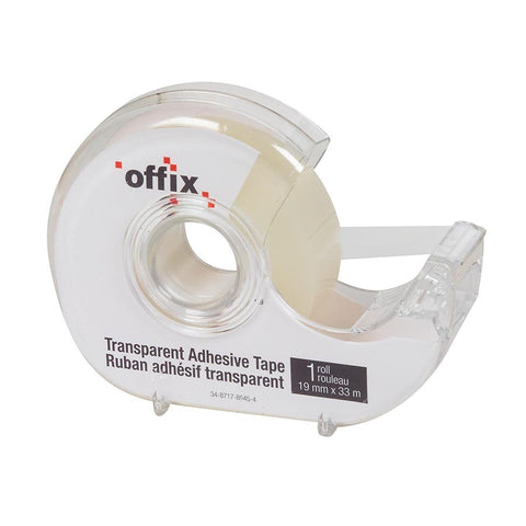 SCOLAIRE PAPETERIE - Ruban adhésif transparent Offix®  Dévidoir,
