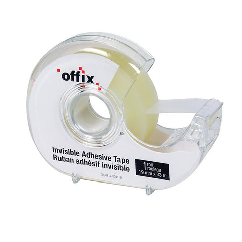 SCOLAIRE PAPETERIE - Ruban adhésif invisible Offix®  Dévidoir