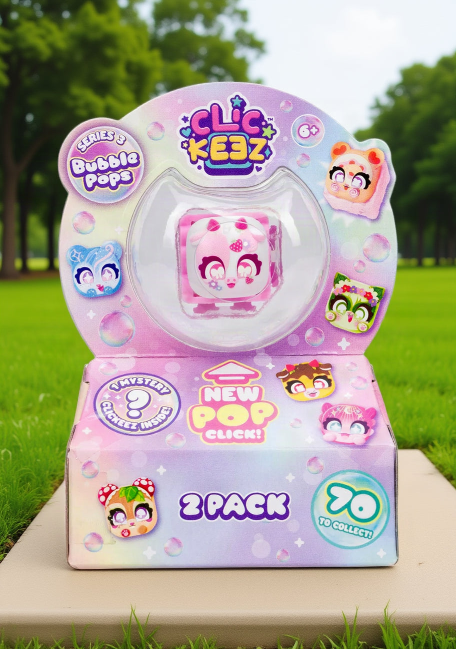 CLICKEEZ - SERIE 3 BUBBLE POPS ENSEMBLE DE 2 ASST