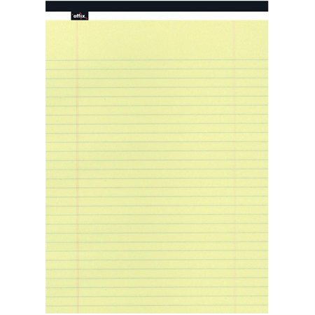 BLOC DE PAPIER LIGNÉ OFFIX® - JAUNE
