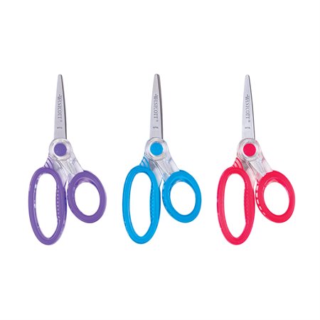 CISEAUX 5" RAYON-X MI-POINTU ASST