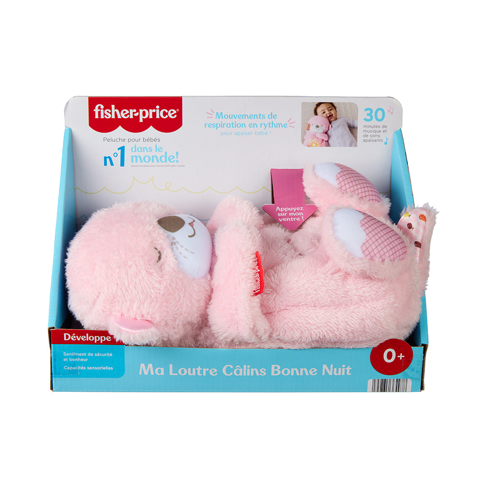 FISHER-PRICE - LOUTRE CALIN APAISANTE ROSE