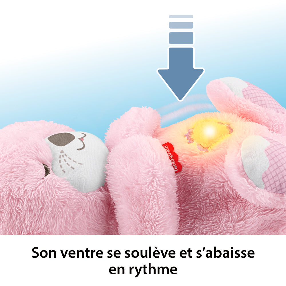 FISHER-PRICE - LOUTRE CALIN APAISANTE ROSE