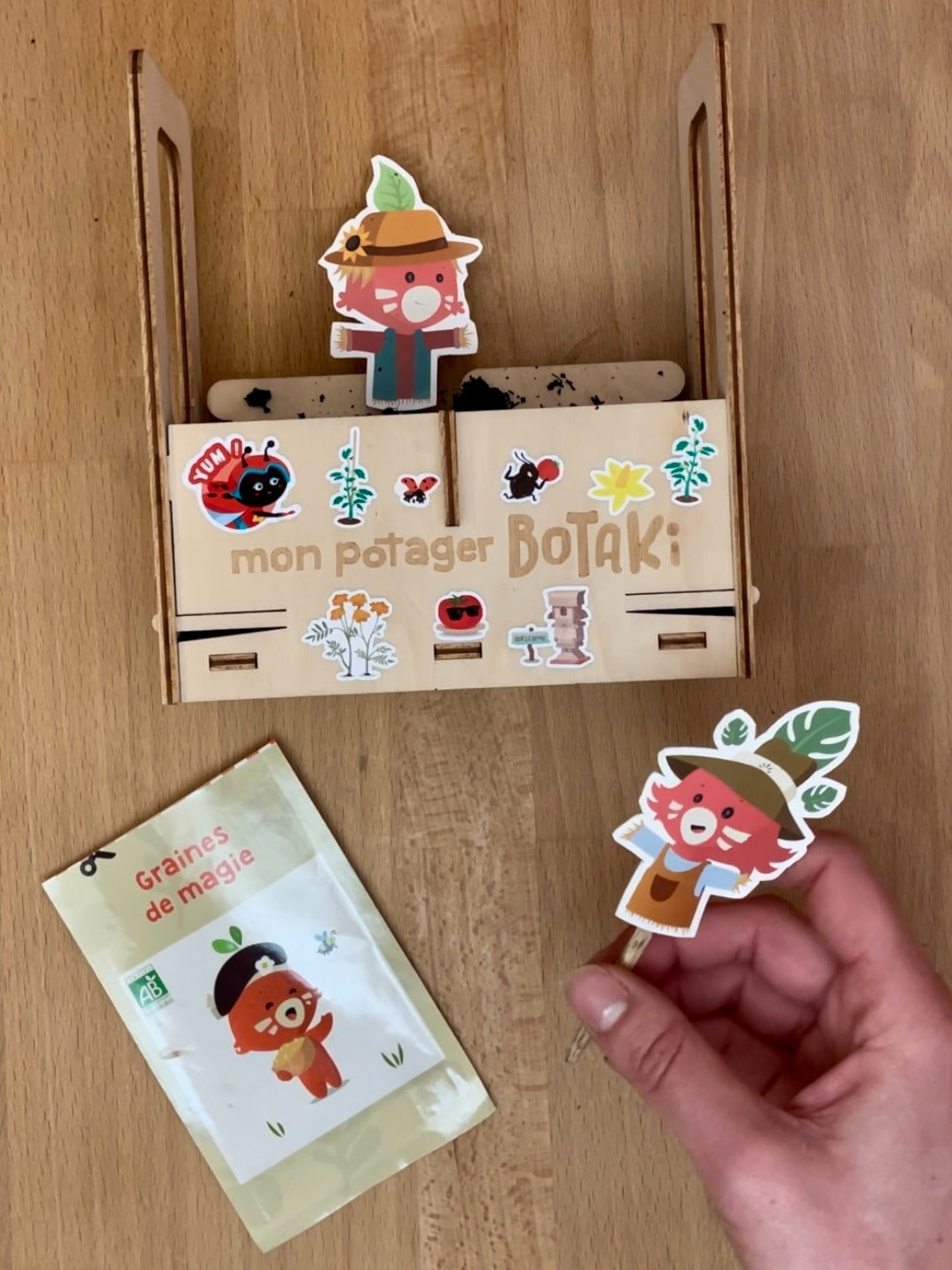 BOTAKI - KIT A FABRIQUER POTAGER EN BOIS