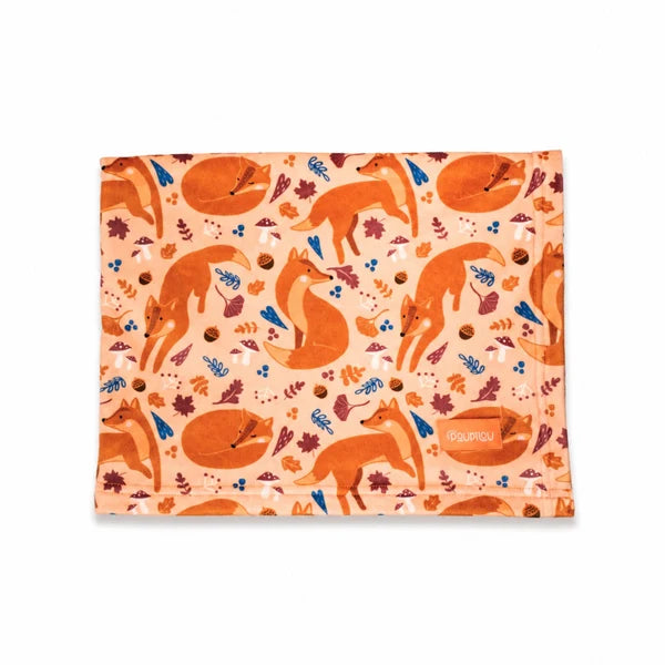 ENSEMBLE PELUCHE COUVERTURE 3-EN-1 - RENARD