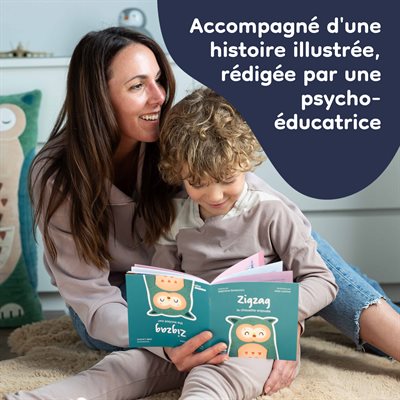 MANIMO - PELUCHE AIDE AU SOMMEIL ZIGZAG LA CHOUETTE