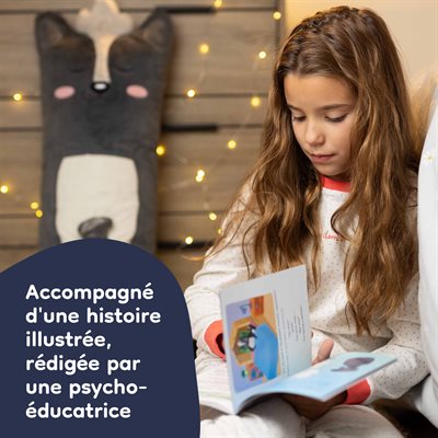 MANIMO - PELUCHE AIDE AU SOMMEIL PETUNIA LA MOUFFETTE