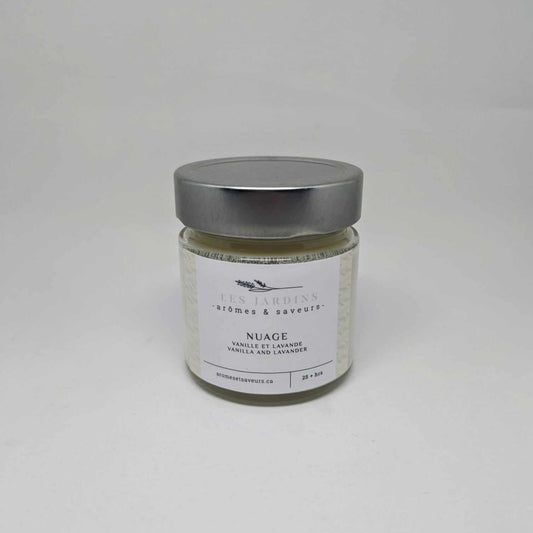 JARDINS ARÔMES & SAVEURS - CHANDELLE NUAGE VANIL/LAVANDE FINE 25HRS