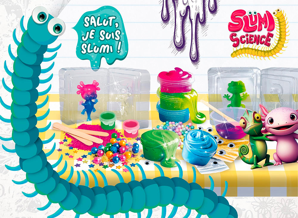 SLUMI SCIENCE- SQUISH ET SLIME 2 EN 1