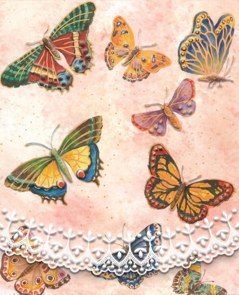 CARNET DE NOTE - PAPILLONS
