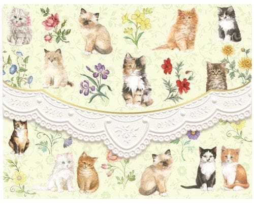 ENSENBLE DE CARTE-NOTE CHATONS