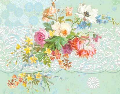 ENSENBLE DE CARTE-NOTE BOUQUET DU MARCHÉ