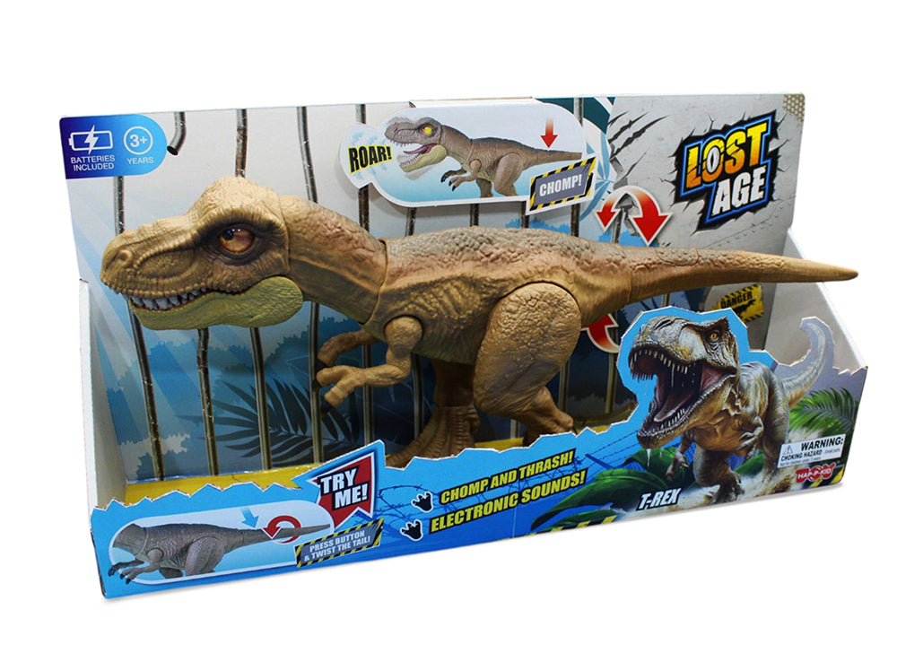 LOST AGE- DINOSAURE MOTORISE T-REX 47CM