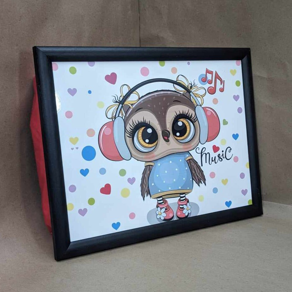 COUSSIN DE LECTURE- HIBOU MUSIQUE