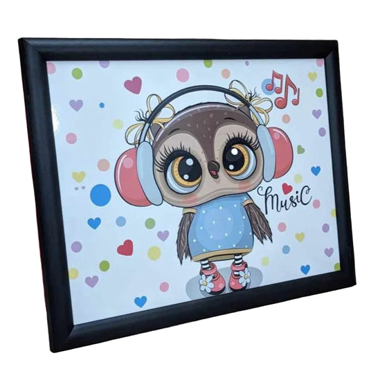 COUSSIN DE LECTURE- HIBOU MUSIQUE
