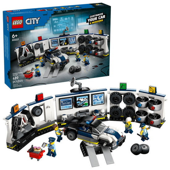 LEGO - CITY - GARAGE VOITURE POLICE 489PCS