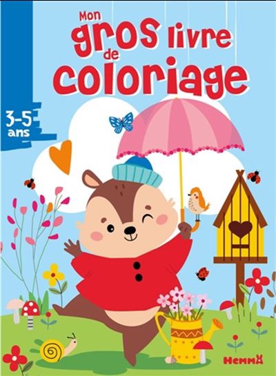 AUZOU - Mon gros livre de coloriage écureuil
