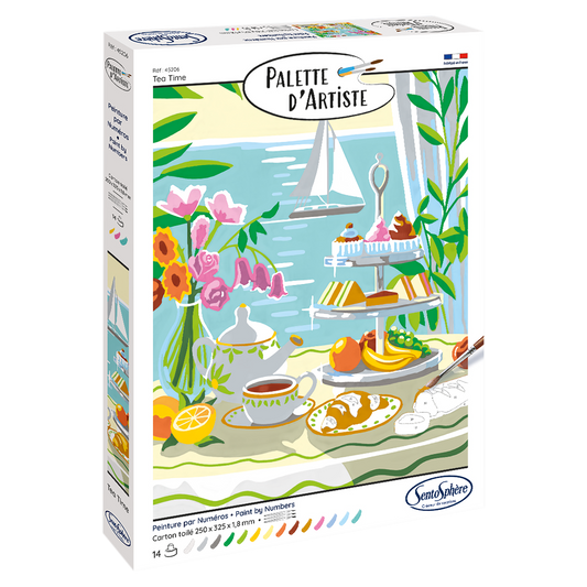 PALETTE ART - PEINTURE NUMERO HEURE THE