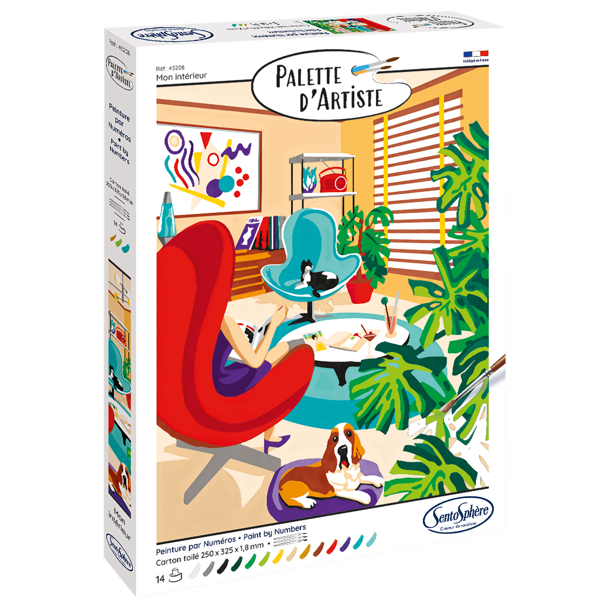 PALETTE ART- PEINTURE NUMERO MON INTERIEUR