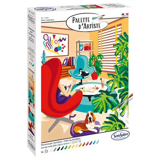 PALETTE ART- PEINTURE NUMERO MON INTERIEUR
