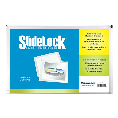 ENVELOPPE SLIDELOCK® - 10 X 15 PO.