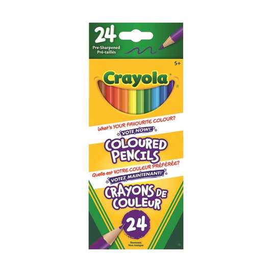 SCOLAIRE PAPETERIE - CRAYONS À COLORIER EN BOIS @24