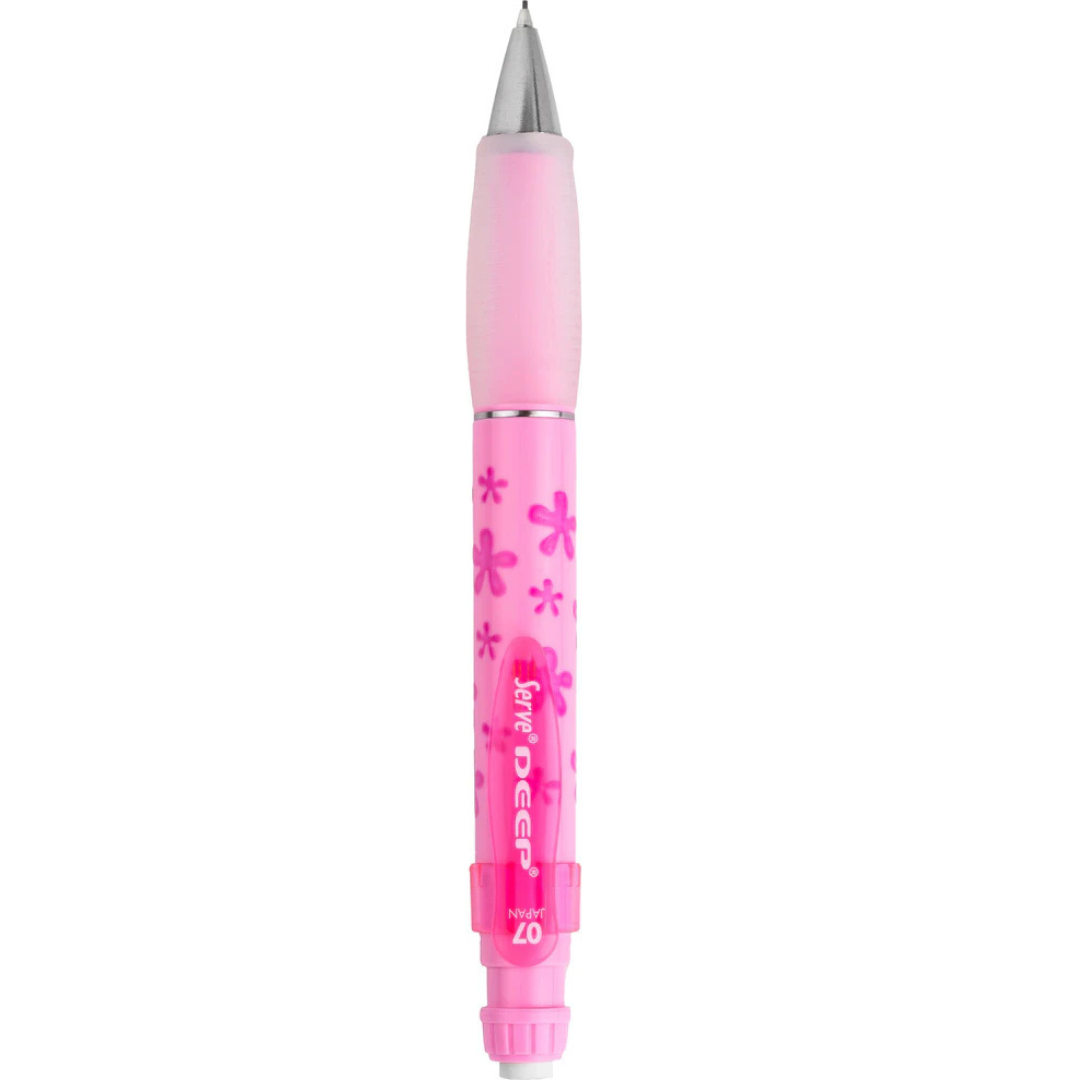 PORTE-MINES "DEEP NATURE" 0.7mm ROSE/FLEUR