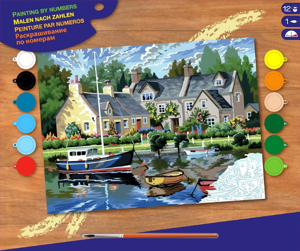 SEQUIN ART - PEINTURE A  # SENIOR - EAUX TRANQUILLE